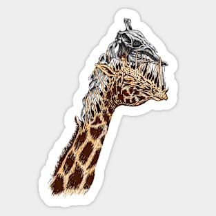 Giraffe Need More High Sticker